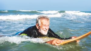 Man surfing.
